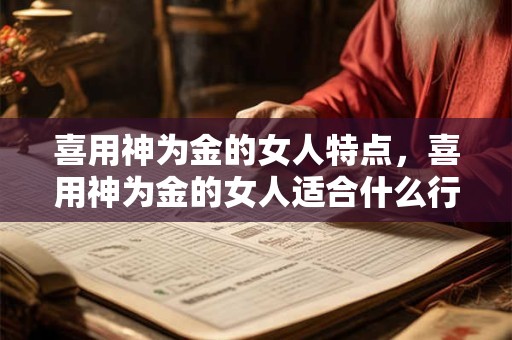 喜用神为金的女人特点，喜用神为金的女人适合什么行业？