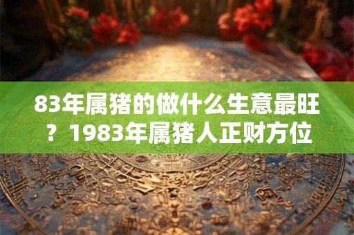 83年属猪的做什么生意最旺？1983年属猪人正财方位