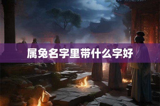 属兔名字里带什么字好