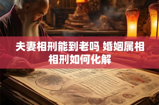 夫妻相刑能到老吗 婚姻属相相刑如何化解