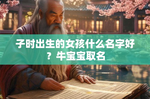 子时出生的女孩什么名字好？牛宝宝取名