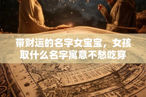 带财运的名字女宝宝，女孩取什么名字寓意不愁吃穿