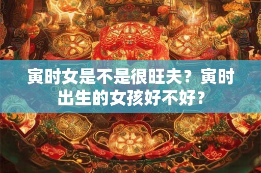 寅时女是不是很旺夫？寅时出生的女孩好不好？