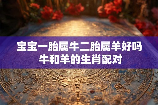 宝宝一胎属牛二胎属羊好吗 牛和羊的生肖配对