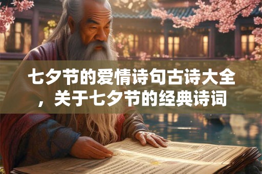 七夕节的爱情诗句古诗大全，关于七夕节的经典诗词