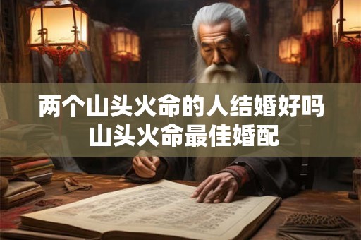 两个山头火命的人结婚好吗 山头火命最佳婚配