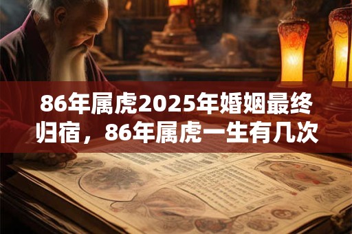 86年属虎2025年婚姻最终归宿，86年属虎一生有几次婚姻？
