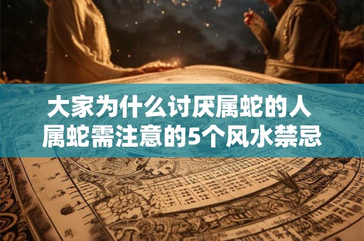大家为什么讨厌属蛇的人 属蛇需注意的5个风水禁忌