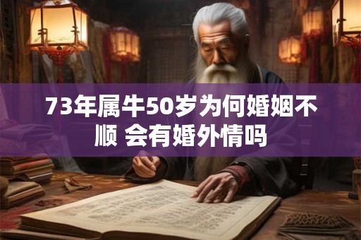 73年属牛50岁为何婚姻不顺 会有婚外情吗
