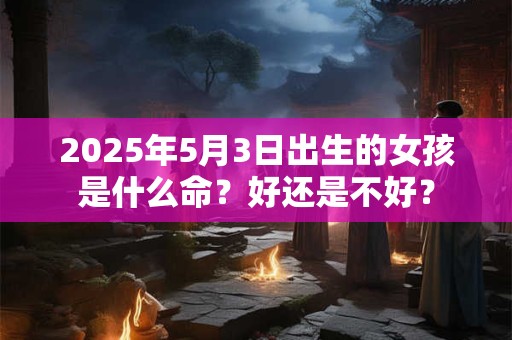 2025年5月3日出生的女孩是什么命？好还是不好？