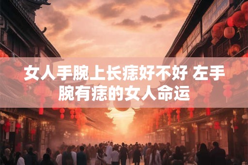 女人手腕上长痣好不好 左手腕有痣的女人命运
