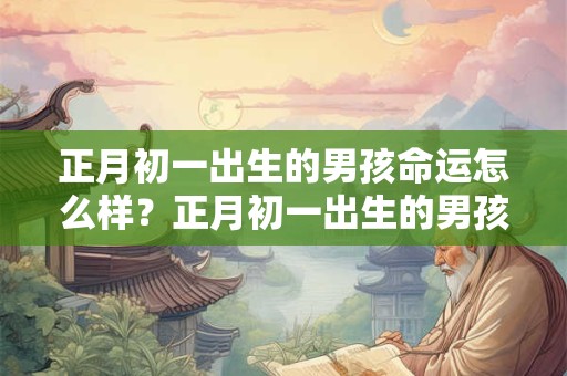 正月初一出生的男孩命运怎么样？正月初一出生的男孩命硬吗？