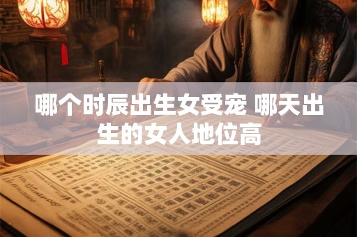 哪个时辰出生女受宠 哪天出生的女人地位高