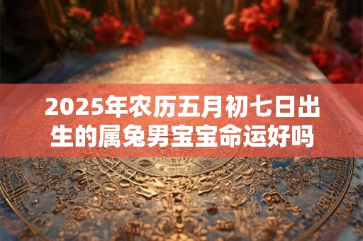 2025年农历五月初七日出生的属兔男宝宝命运好吗