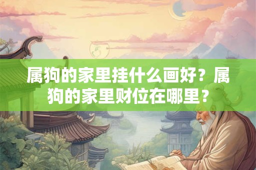 详细阅读:属狗的家里挂什么画好?属狗的家里财位在哪里? 属狗的家里挂什么画好?属狗的家里财位在哪里?