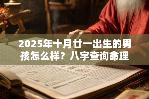 2025年十月廿一出生的男孩怎么样？八字查询命理