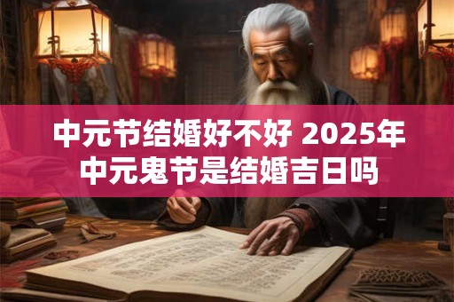 中元节结婚好不好 2025年中元鬼节是结婚吉日吗