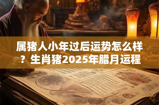 属猪人小年过后运势怎么样？生肖猪2025年腊月运程