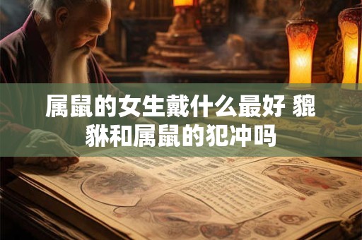 属鼠的女生戴什么最好 貔貅和属鼠的犯冲吗