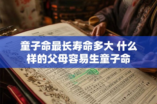 童子命最长寿命多大 什么样的父母容易生童子命