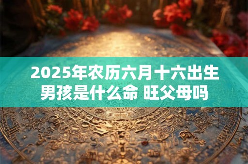 2025年农历六月十六出生男孩是什么命 旺父母吗