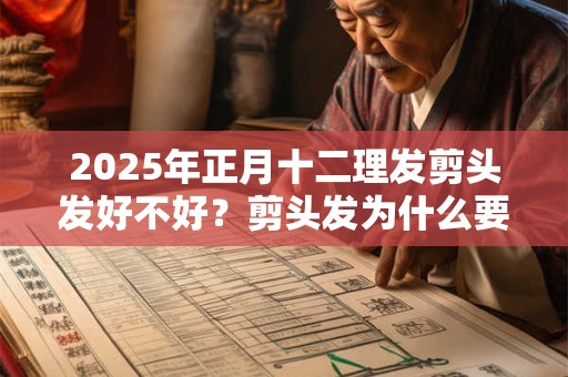 2025年正月十二理发剪头发好不好？剪头发为什么要湿着剪？