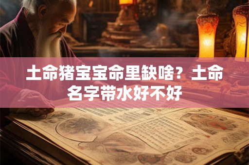 土命猪宝宝命里缺啥？土命名字带水好不好
