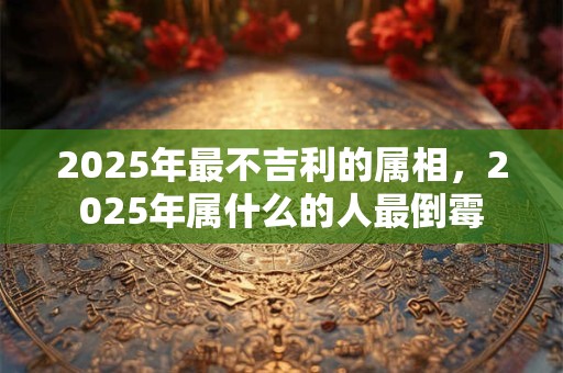2025年最不吉利的属相，2025年属什么的人最倒霉