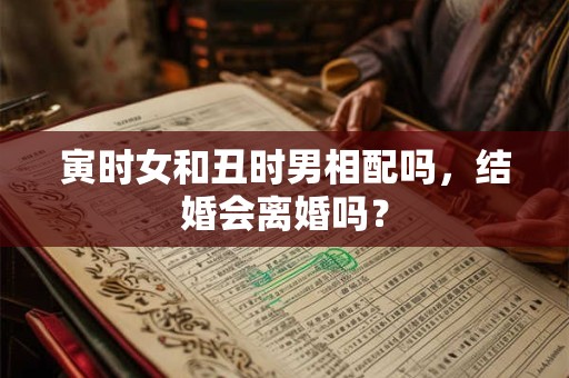 寅时女和丑时男相配吗，结婚会离婚吗？