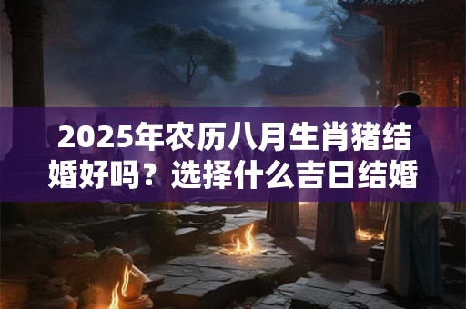 2025年农历八月生肖猪结婚好吗？选择什么吉日结婚能幸福？