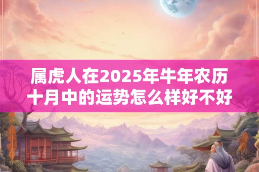 属虎人在2025年牛年农历十月中的运势怎么样好不好？