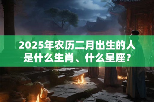 详细阅读:2025年农历二月出生的人是什么生肖、什么星座? 2025年农历二月出生的人是什么生肖、什么星座?