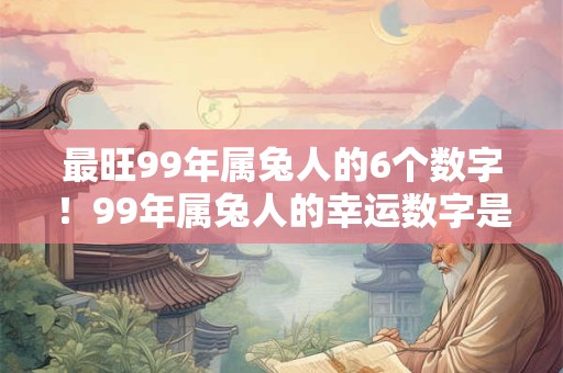 最旺99年属兔人的6个数字!99年属兔人的幸运数字是几 最旺99年属兔人的6个数字!99年属兔人的幸运数字是几
