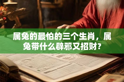 属兔的最怕的三个生肖，属兔带什么辟邪又招财？