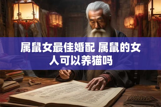 属鼠女最佳婚配 属鼠的女人可以养猫吗