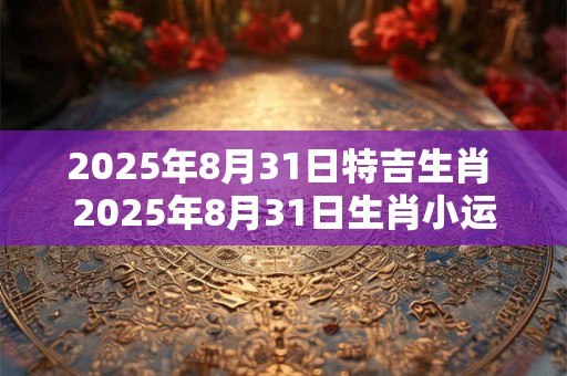 2025年8月31日特吉生肖 2025年8月31日生肖小运播报