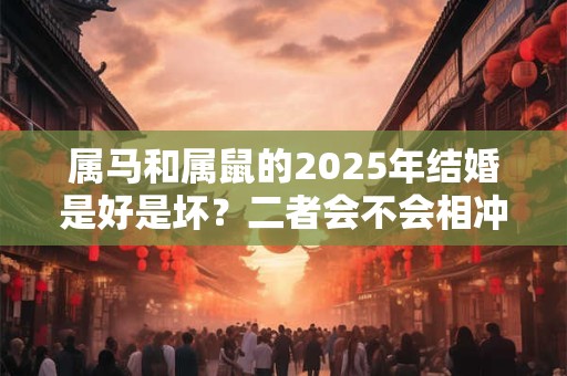 属马和属鼠的2025年结婚是好是坏？二者会不会相冲