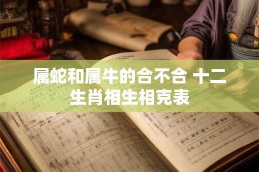 属蛇和属牛的合不合 十二生肖相生相克表