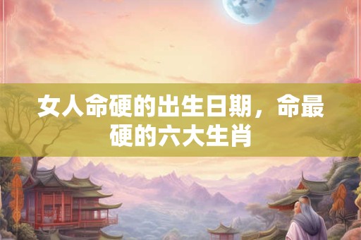 女人命硬的出生日期,命最硬的六大生肖 女人命硬的出生日期,命最硬的六大生肖