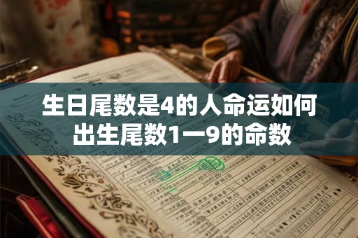 生日尾数是4的人命运如何 出生尾数1一9的命数