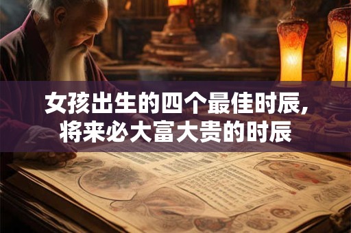 女孩出生的四个最佳时辰,将来必大富大贵的时辰