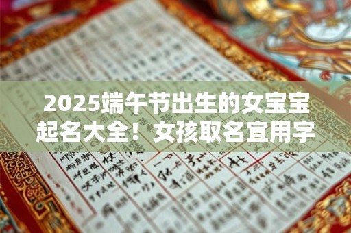 2025端午节出生的女宝宝起名大全！女孩取名宜用字带解释