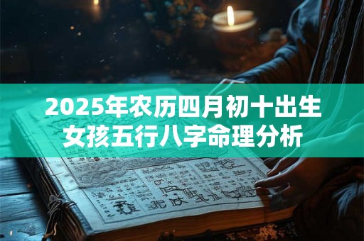 2025年农历四月初十出生女孩五行八字命理分析