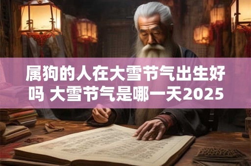 属狗的人在大雪节气出生好吗 大雪节气是哪一天2025