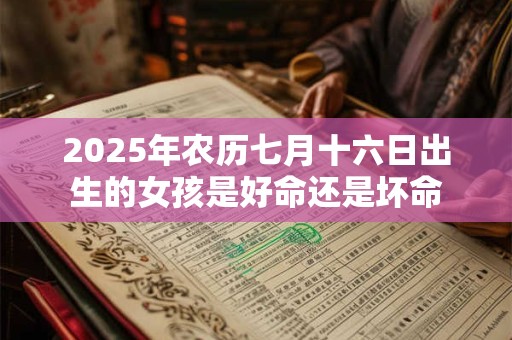 2025年农历七月十六日出生的女孩是好命还是坏命 2025年农历七月十六日出生的女孩是好命还是坏命