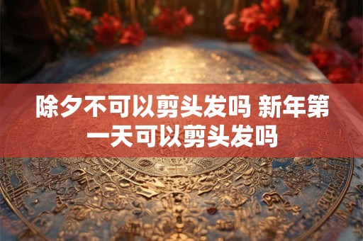 除夕不可以剪头发吗 新年第一天可以剪头发吗