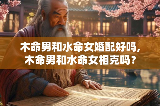 木命男和水命女婚配好吗,木命男和水命女相克吗？