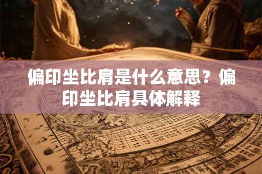 偏印坐比肩是什么意思？偏印坐比肩具体解释
