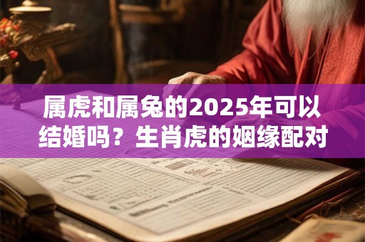 属虎和属兔的2025年可以结婚吗？生肖虎的姻缘配对