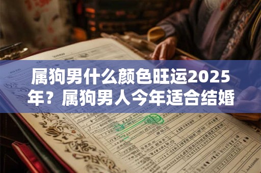 属狗男什么颜色旺运2025年？属狗男人今年适合结婚吗